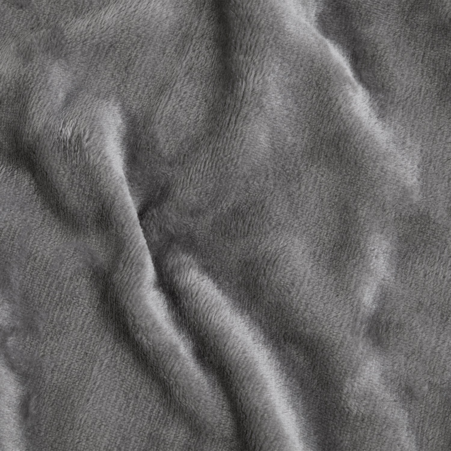 Luxor Charcoal Fleece Throw (120cm x 150cm)