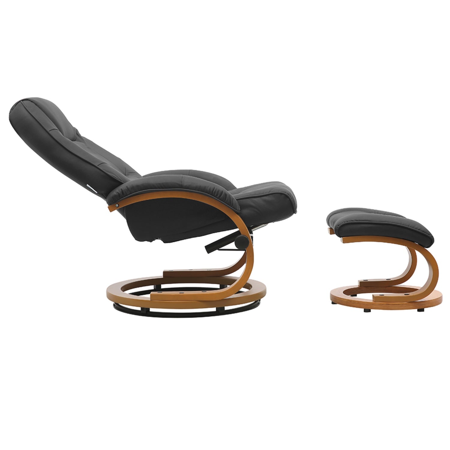 Ergonomic Executive Office Reclining Chair with Footstool