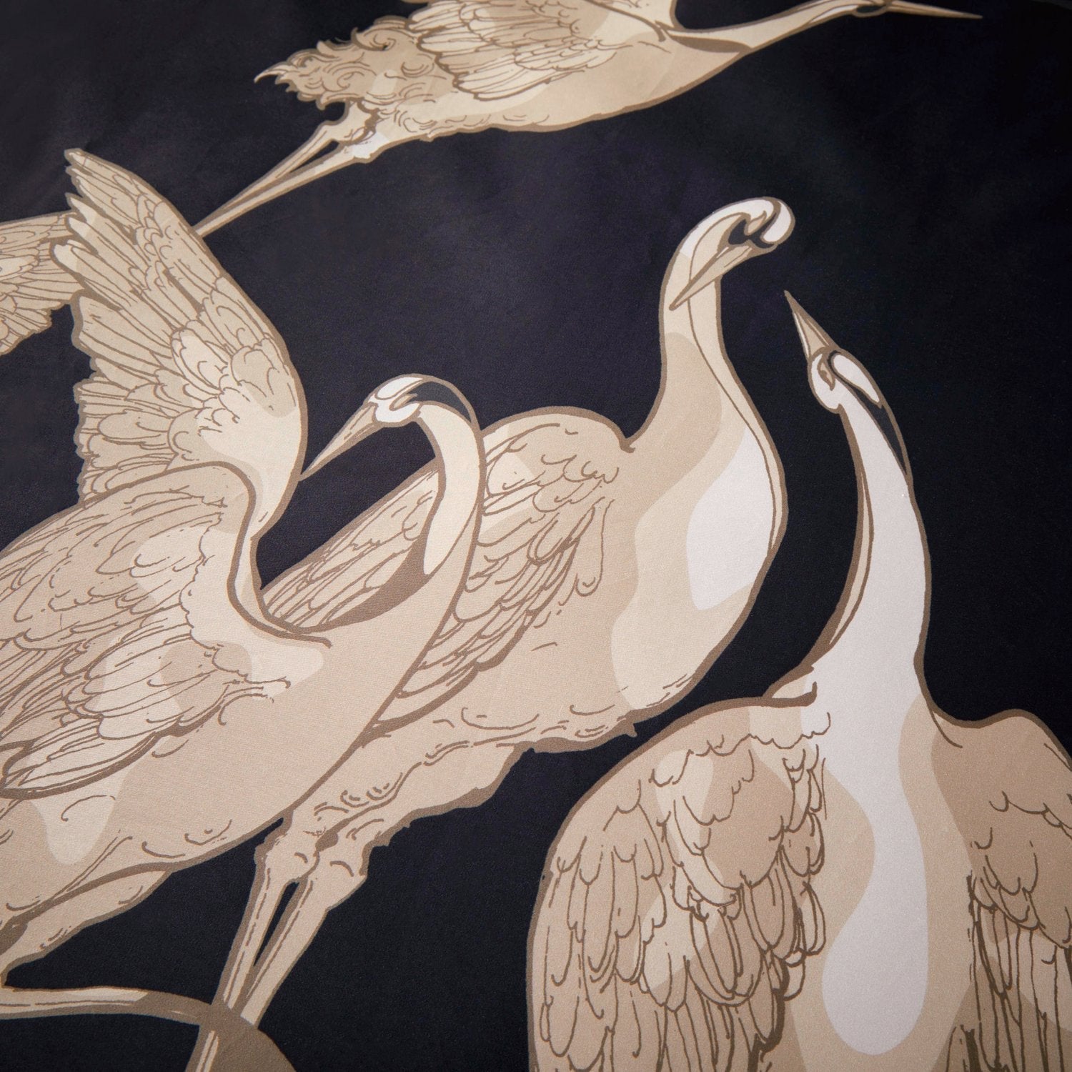 Laurence Llewelyn-Bowen Kireina Black/Gold 100% Cotton Duvet Set
