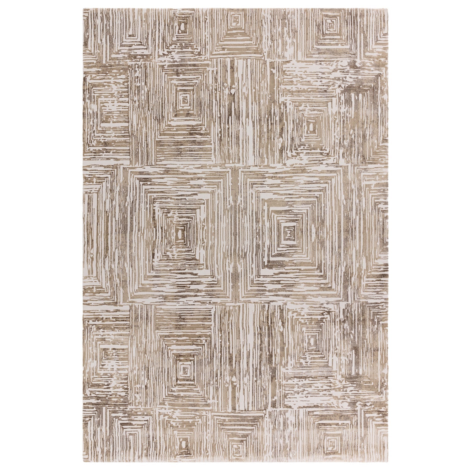 Kuza Portrait Beige Rug