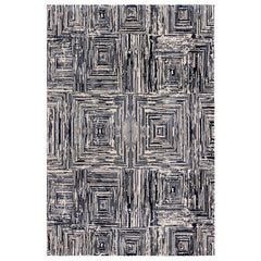 Kuza Portrait Navy Blue Rug