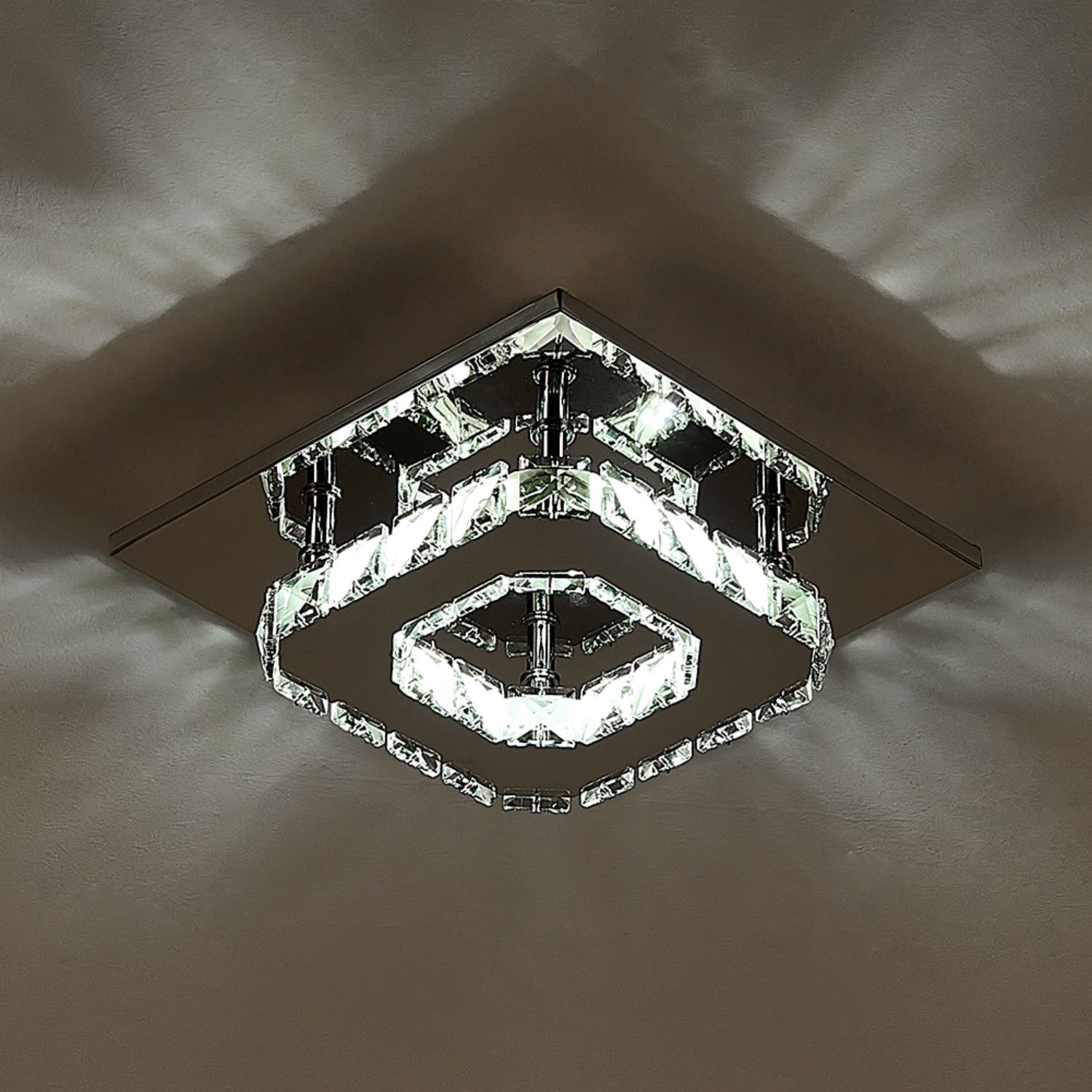 Modern Small Crystal LED Ceiling Light