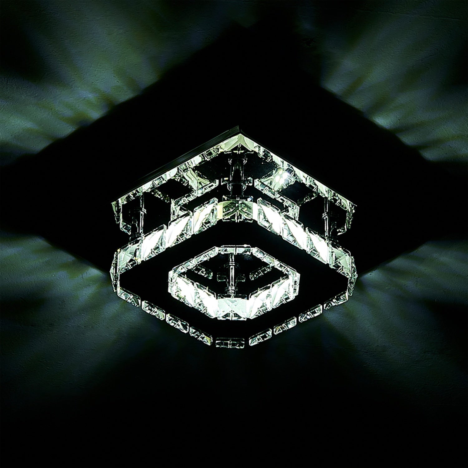 Modern Small Crystal LED Ceiling Light