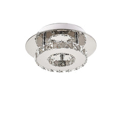 Small Modern Circle Crystal LED Ceiling Light