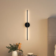 Minimalistic Black Warm White LED Wall Light 10W