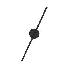 Minimalistic Black Warm White LED Wall Light 10W