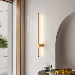 Modern Gold Rotatable Aluminum LED Wall Light Warm Glow