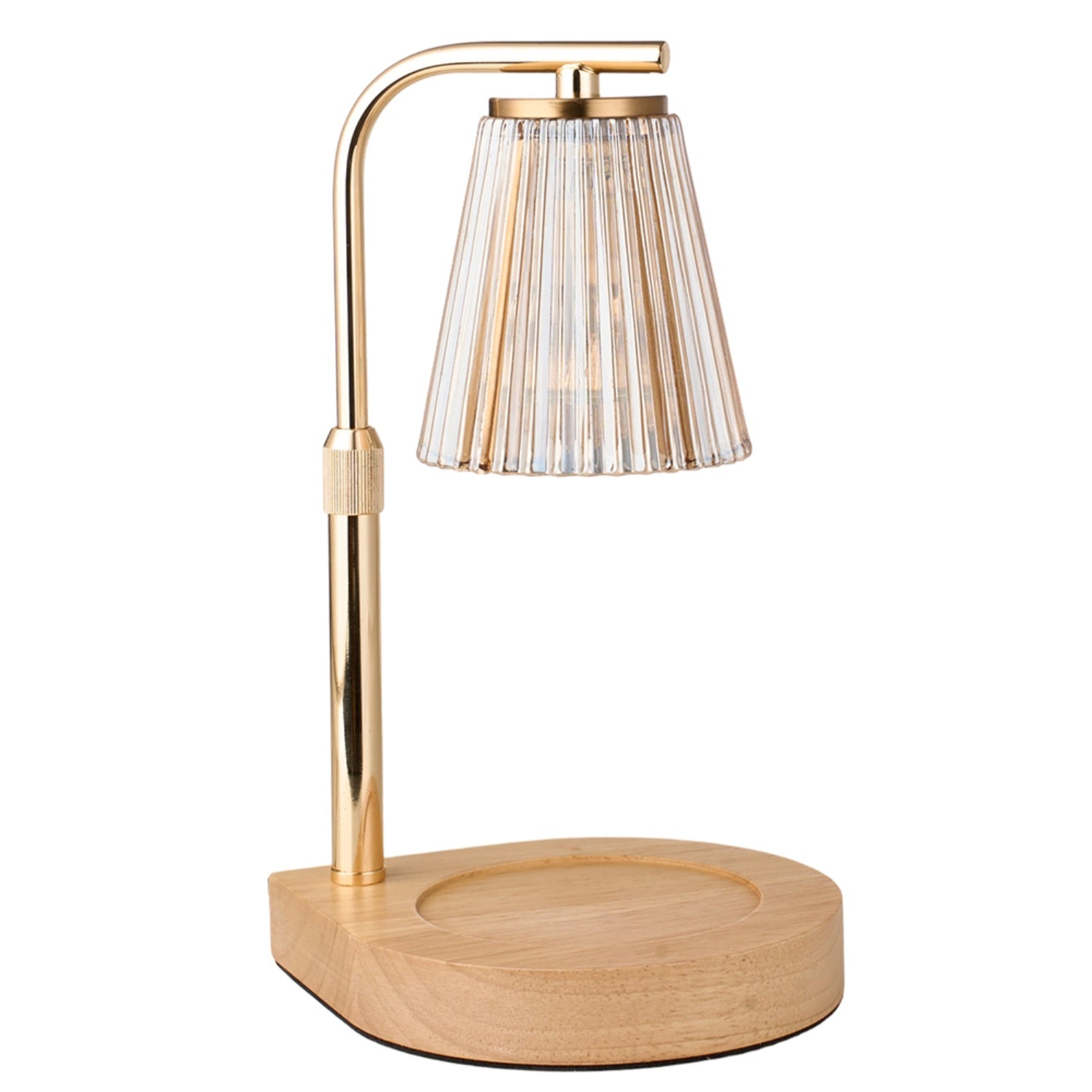 Candle/Wax Melt Warmer Lamp with Glass Shade