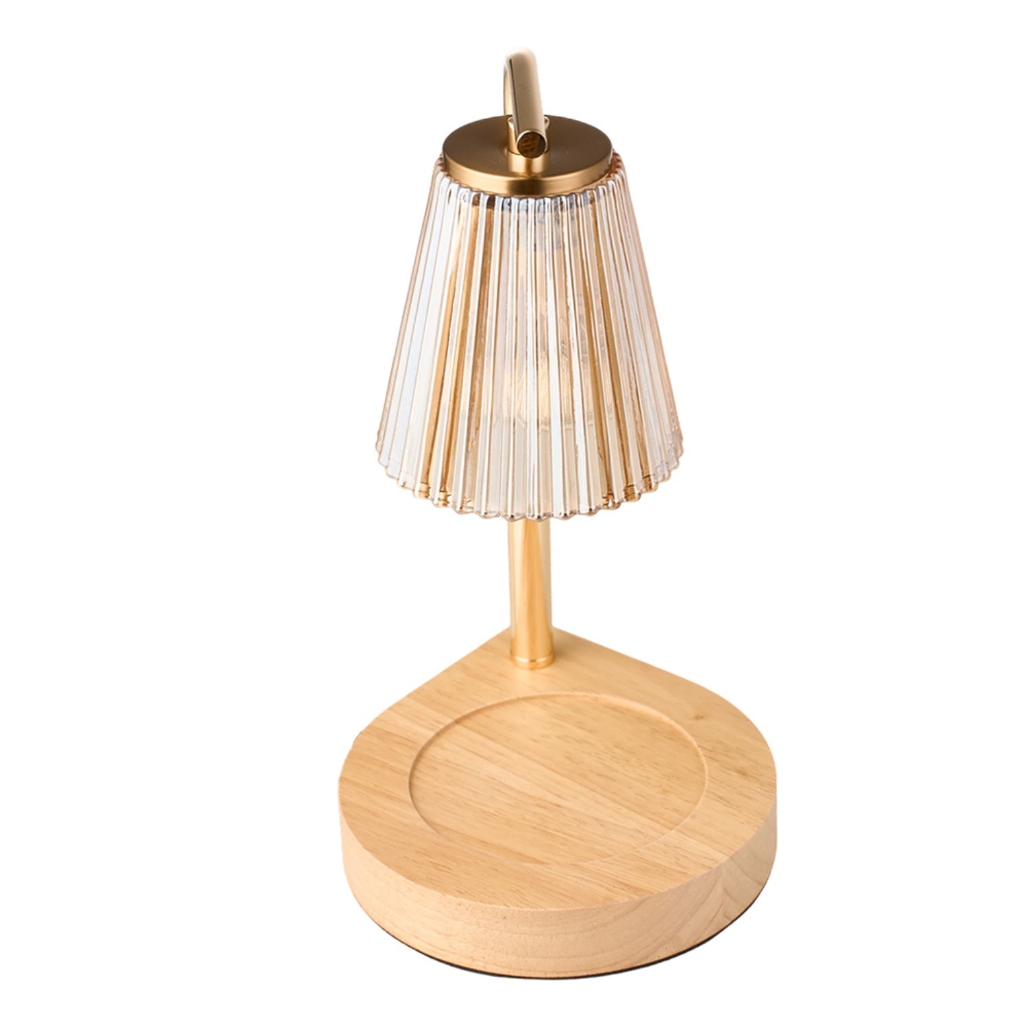 Candle/Wax Melt Warmer Lamp with Glass Shade