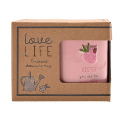 Sister Embossed Mug