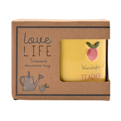 Teacher Embossed Mug