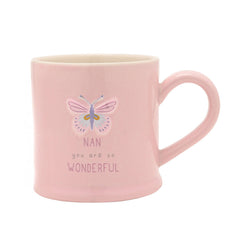 Nan Embossed Butterfly Mug