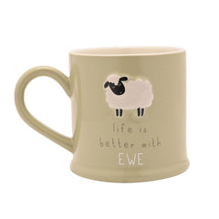 It's Better With Ewe Embossed Mug