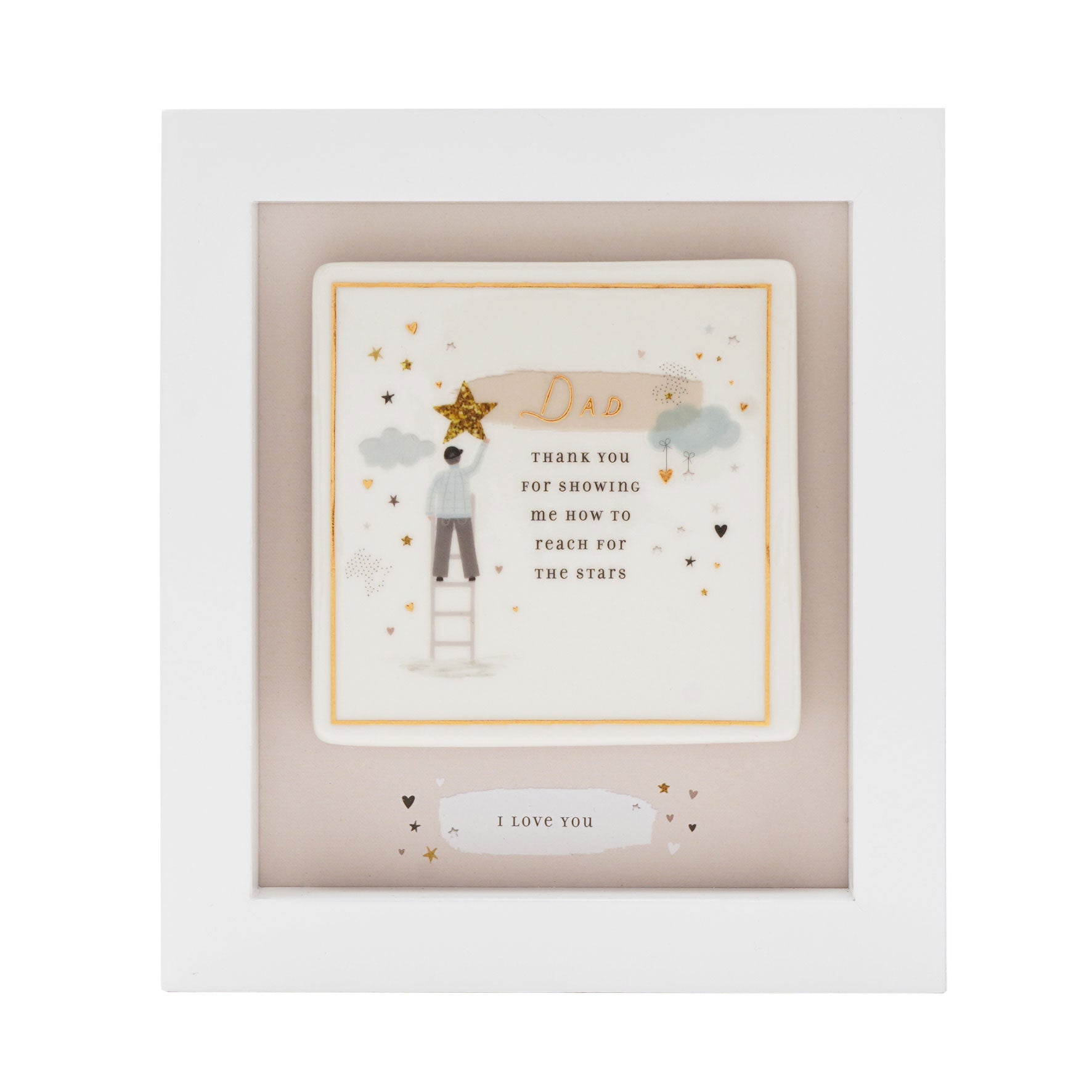 The Little Things Boxed Plaque Dad