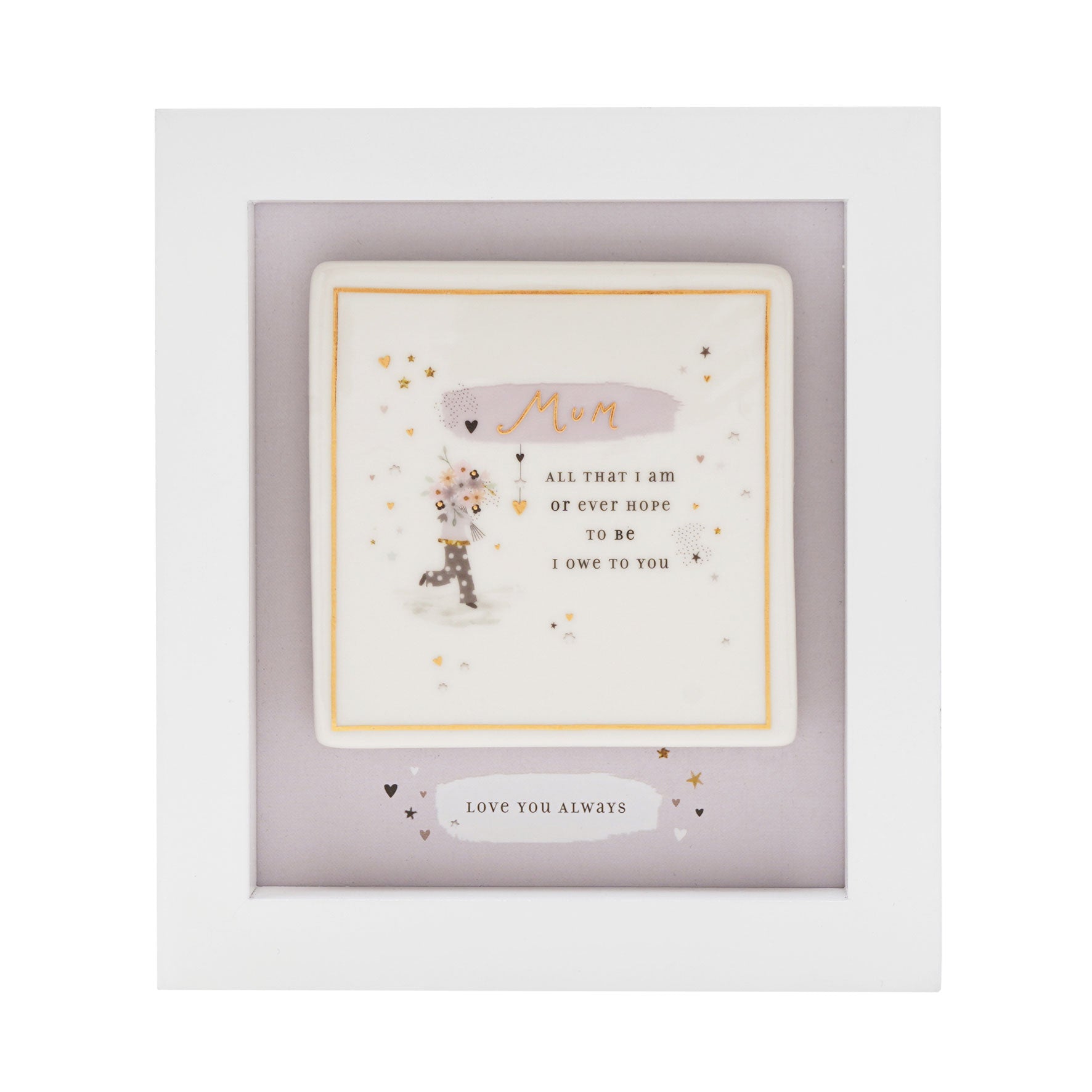 The Little Things Boxed Plaque Mum
