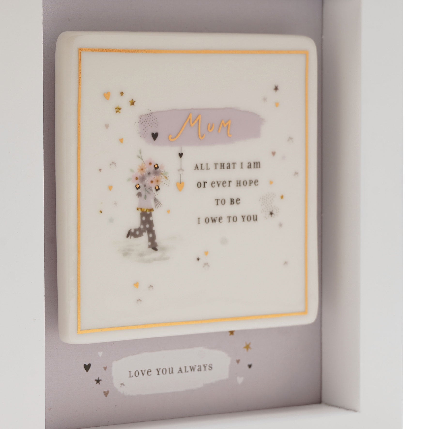 The Little Things Boxed Plaque Mum