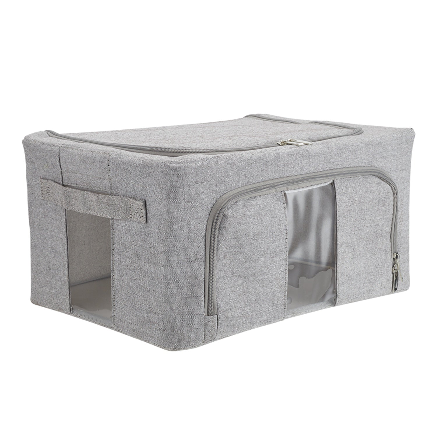 100L Metal Frame Fabric Clothes Storage Box