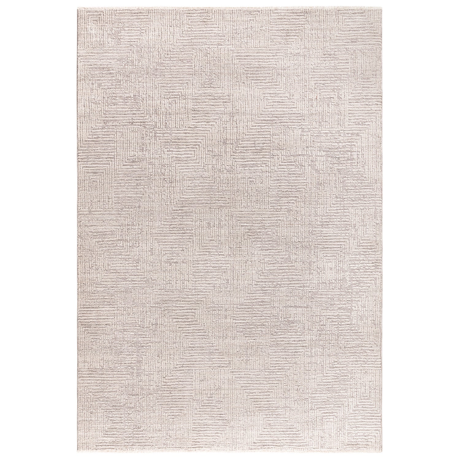 Laurent LA05 Boho Geometric Grey Rug