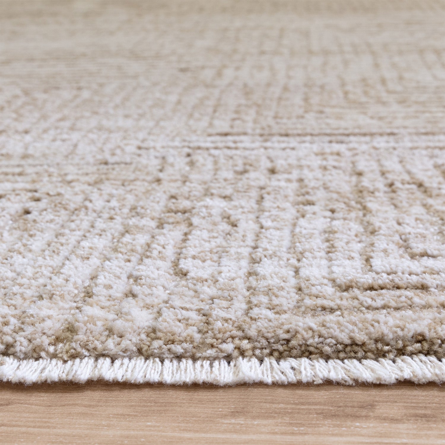 Laurent LA06 Boho Geometric Beige Rug
