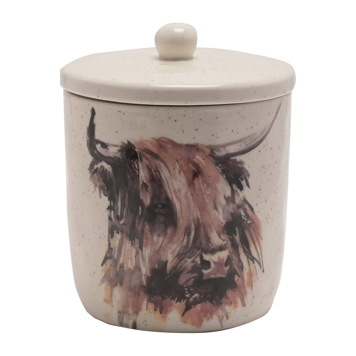Meg Hawkins Highland Cow Storage Canister