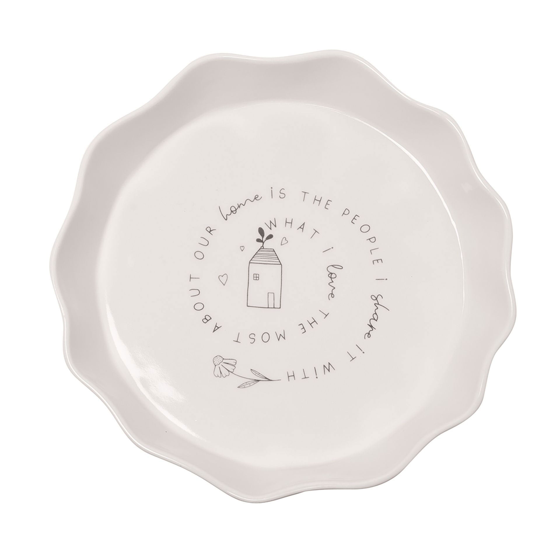 Moments Round Scalloped Flan Tray