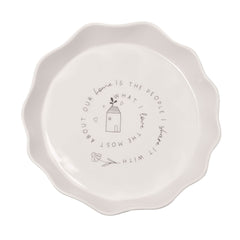 Moments Round Scalloped Flan Tray