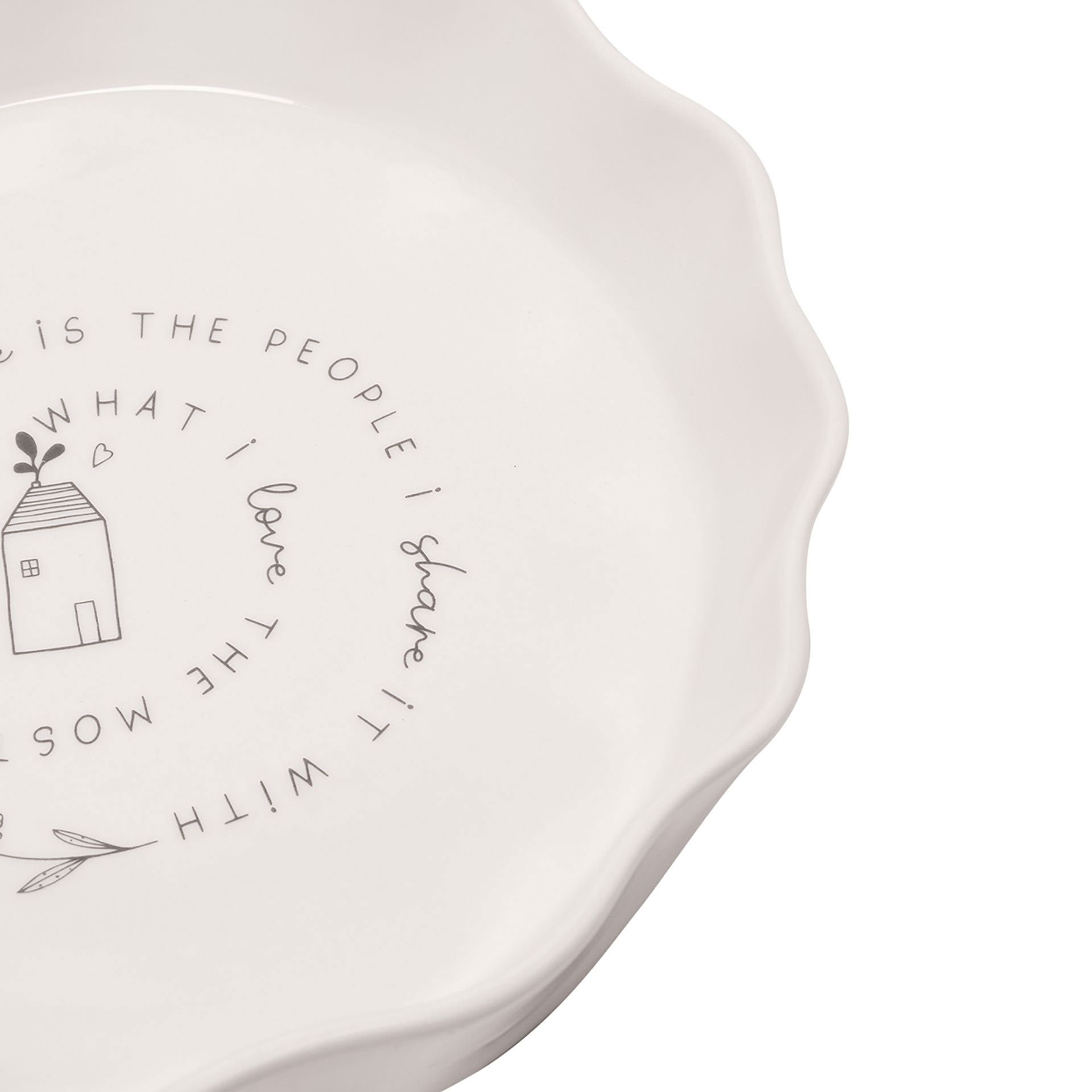 Moments Round Scalloped Flan Tray