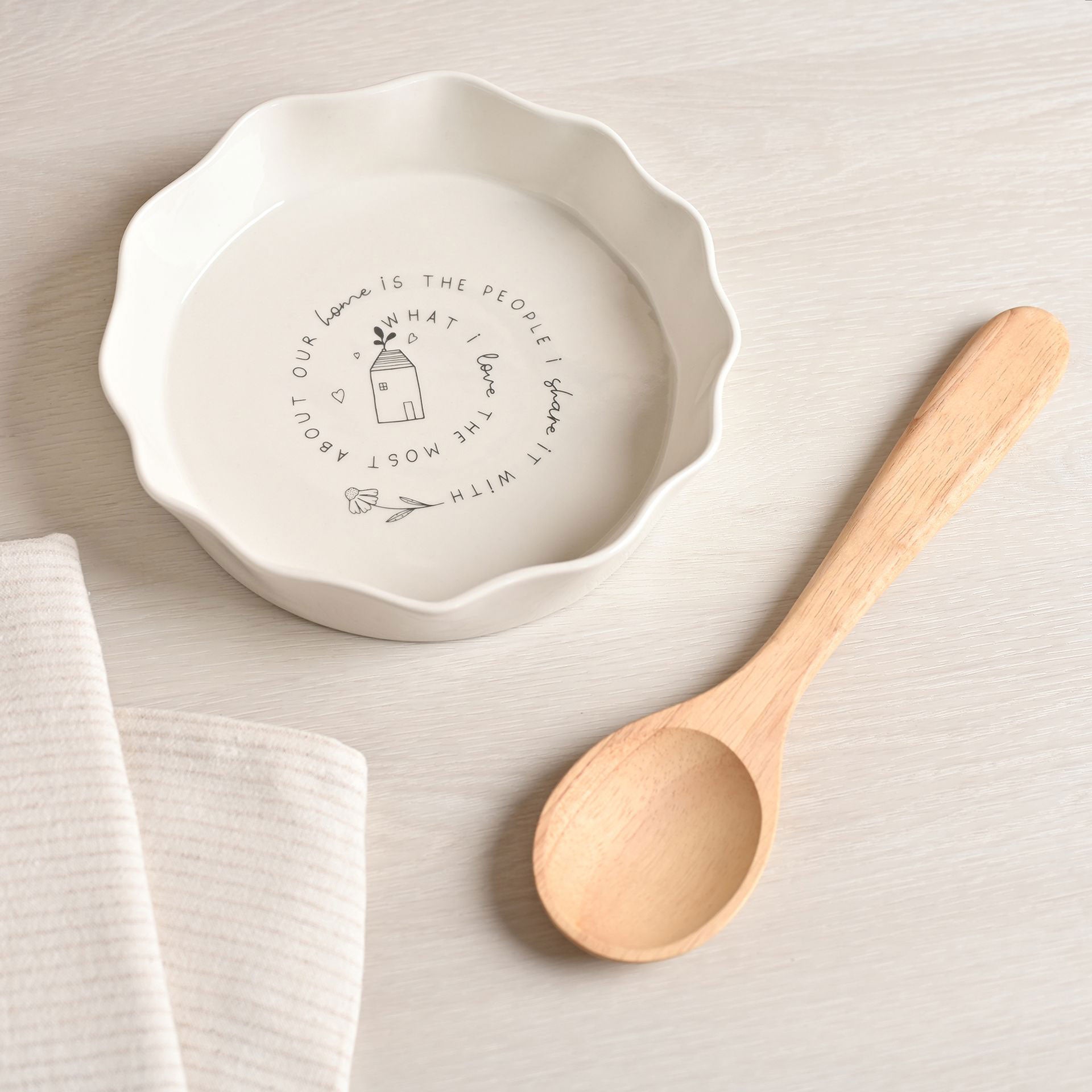 Moments Round Scalloped Flan Tray