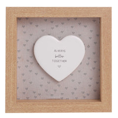 Moments Framed Plaque Better Together