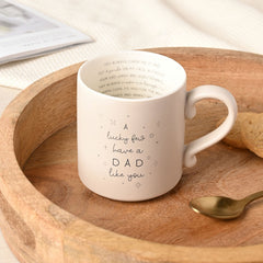 Moments Mug With Inside Words Dad