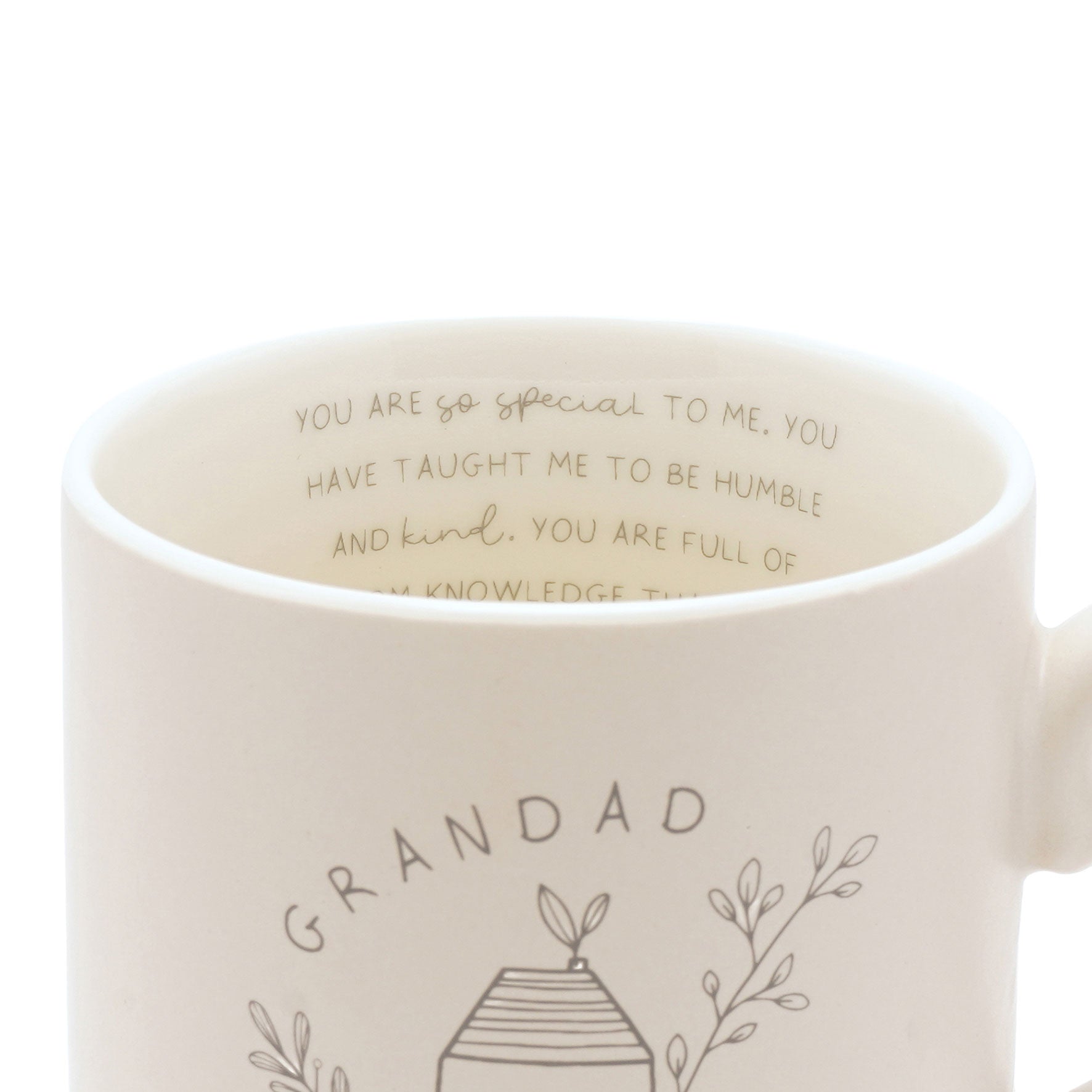 Moments Mug With Inside Words Grandad