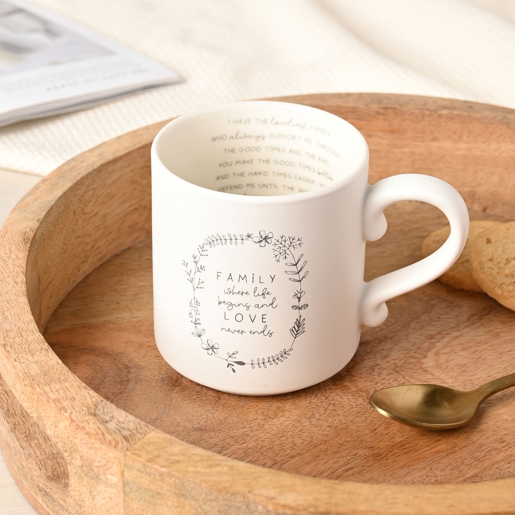 Moments Mug With Inside Words Family