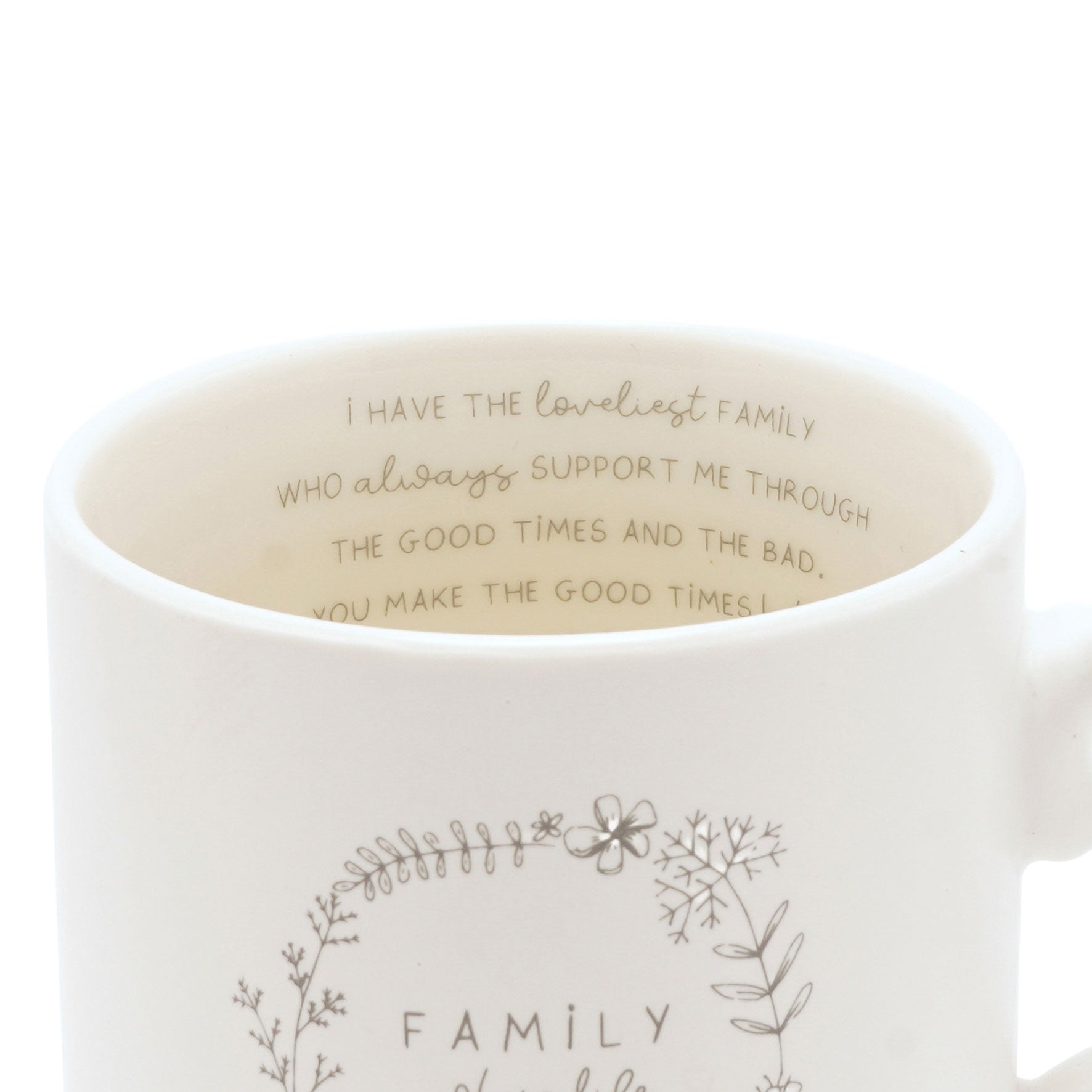 Moments Mug With Inside Words Family