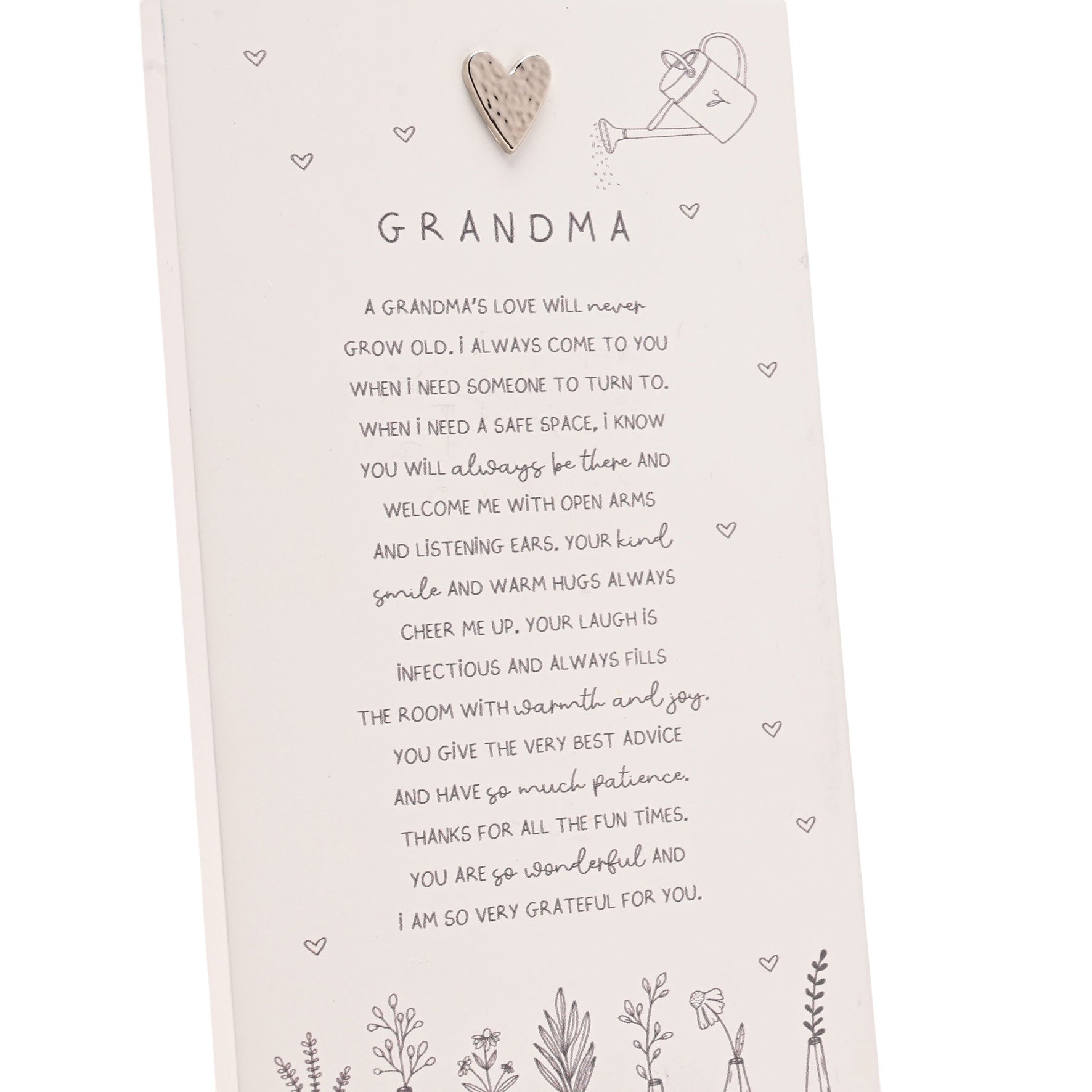 Moments Standing Verse Plaque Grandma