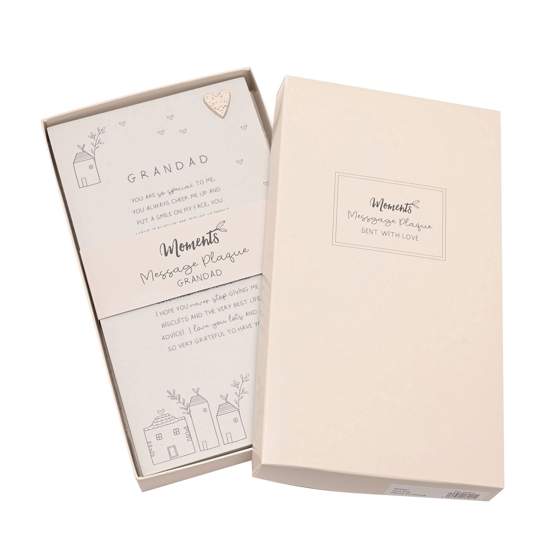 Moments Standing Verse Plaque Grandad
