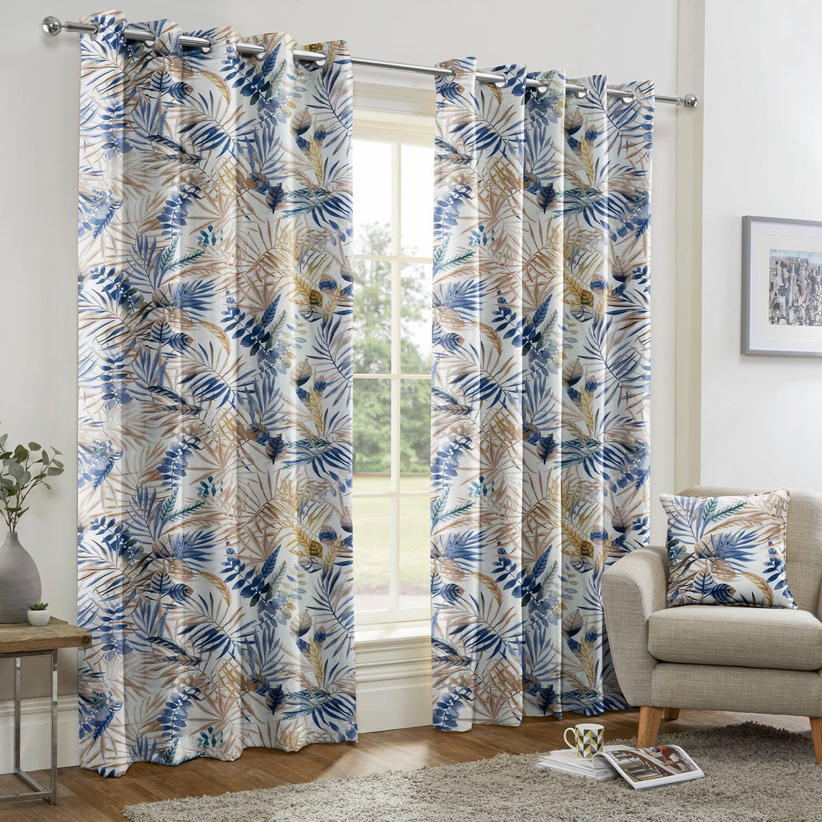 Makati Blue Made to Measure Curtains
