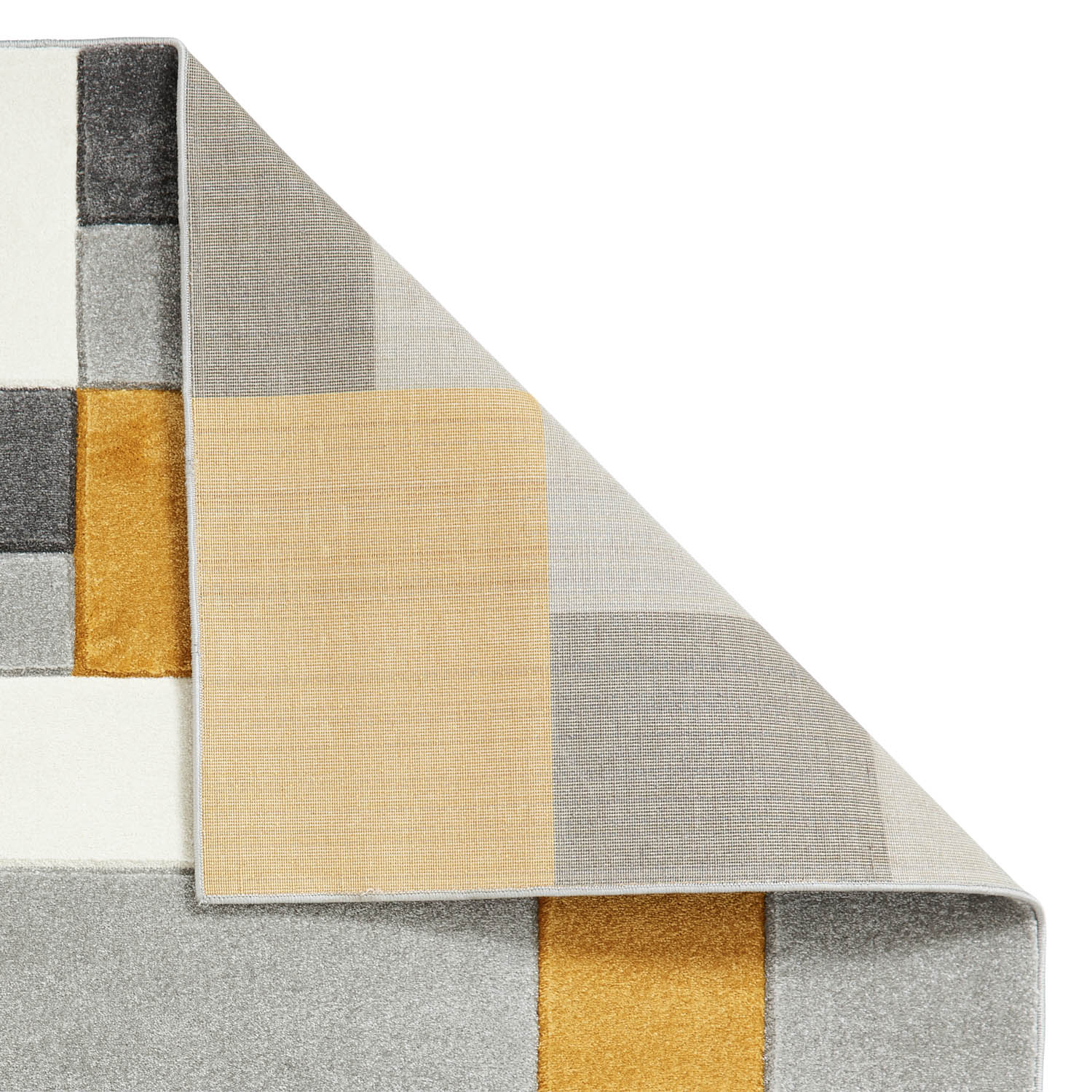 Matrix MT61 Grey/Yellow Rug