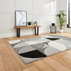 Matrix MT63 Grey/Black Rug
