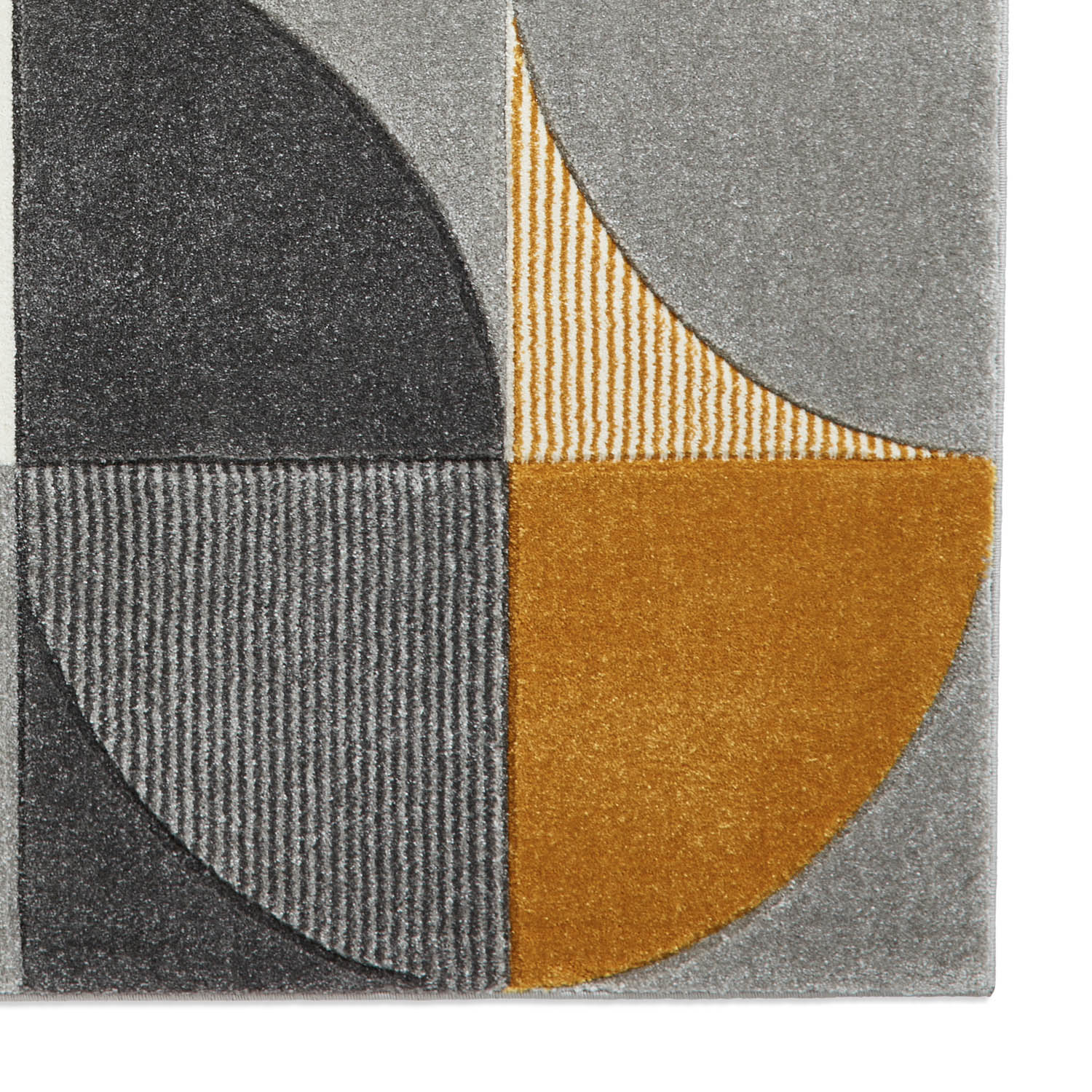 Matrix MT63 Grey/Yellow Rug