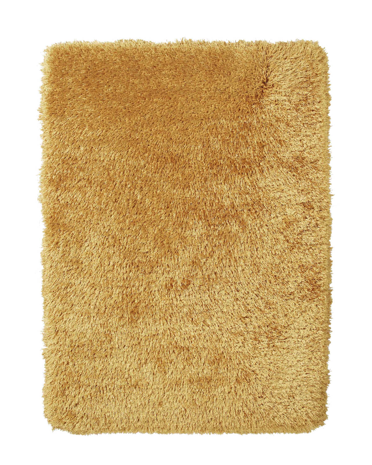 Montana Yellow Luxury Shaggy Rug