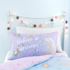 Ombre Unicorn Glow in the Dark Kids Duvet Set