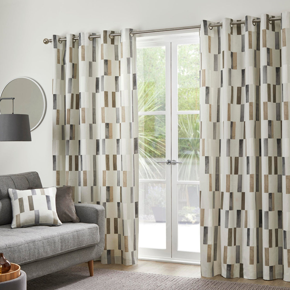 Okland Natural Eyelet Curtains