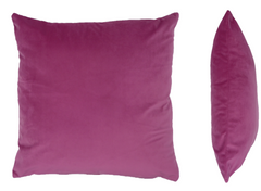 Opulence Fuchsia Velvet Cushion (50cm x 50cm)