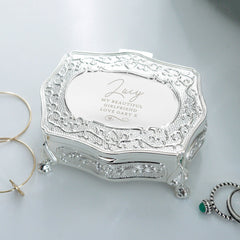 Personalised Antique Trinket Box