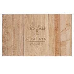 Personalised Wooden Sofa Tray