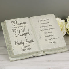 Personalised Memorial Book Ornament