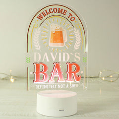 Personalised LED Bar Sign