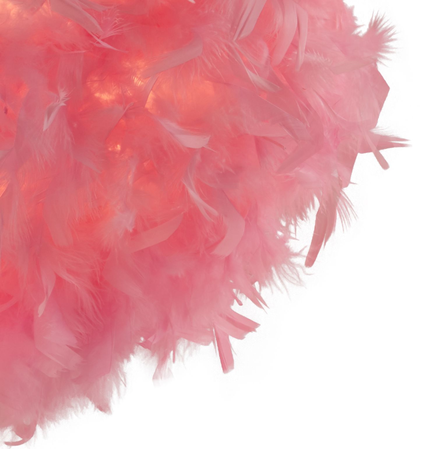 Real Feather Pink Shade