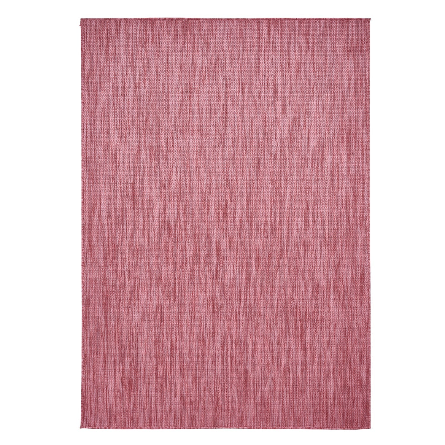 POP Outdoor Red Flat Weave Plain Rug