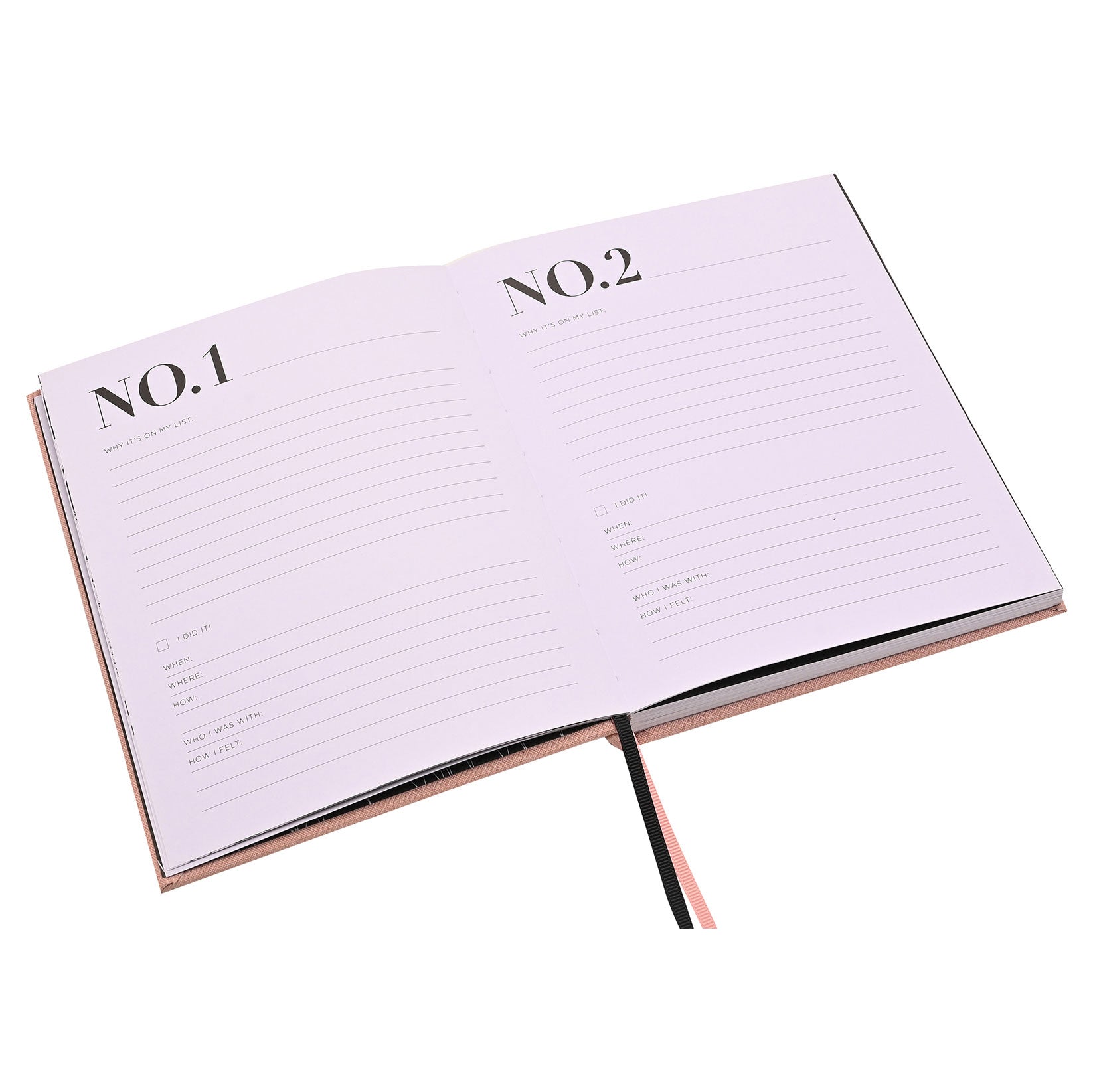 Serenity Bucket List Journal